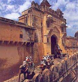 The Elephant Riding at Rajasthan Fort 