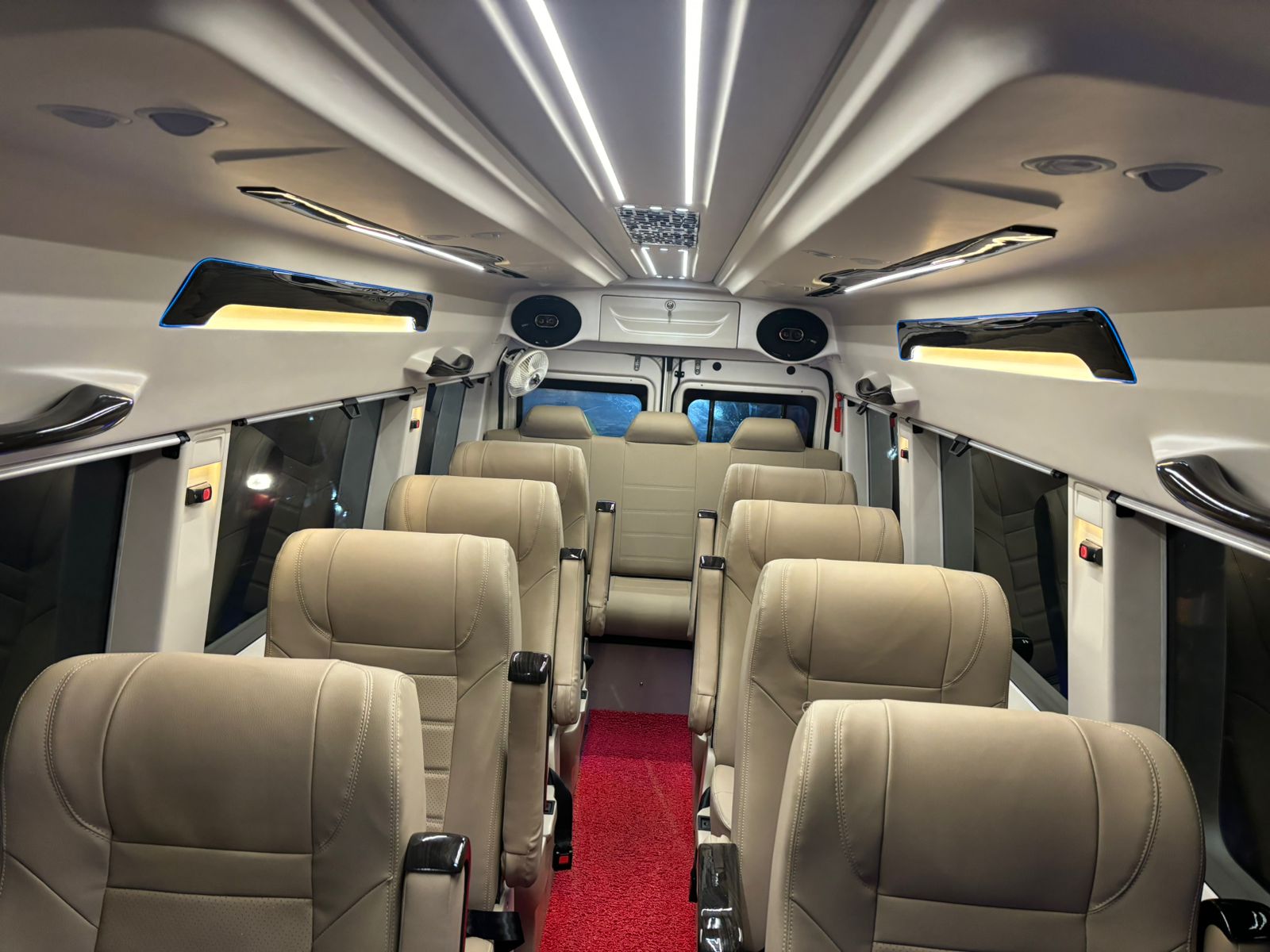 Tempo Traveller Interior